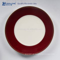 Hochwertige elegante Design Vintage Porzellan Bone China Western Tableware Set Dinner Platten